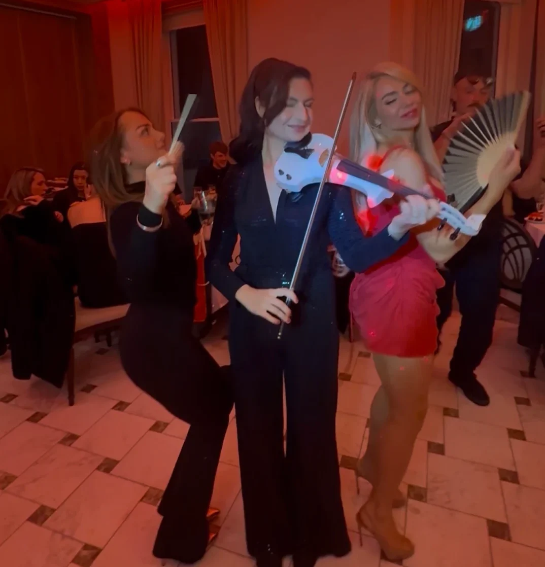Birthday party roaming electric violin at FOlkestone